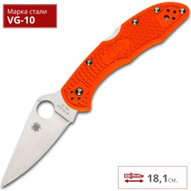 Нож SPYDERCO DELICA 11FPOR Нож SPYDERCO DELICA 11FPOR