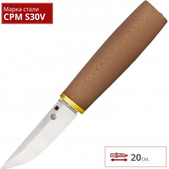 Нож SPYDERCO PUUKKO FB28GBNP