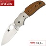 Нож SPYDERCO SAGE 4 IRONWOOD & TITANIUM 123WDP